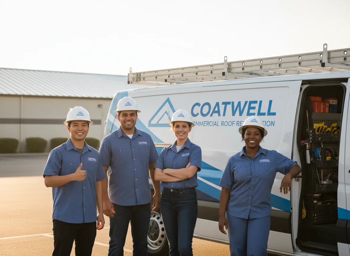 Commercial roof coating company in Overbrook, OK
